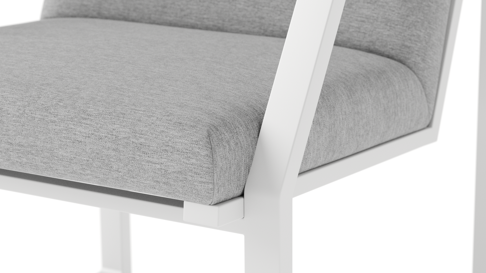 Invini White Outdoor Dining Chair Set Of Two 5