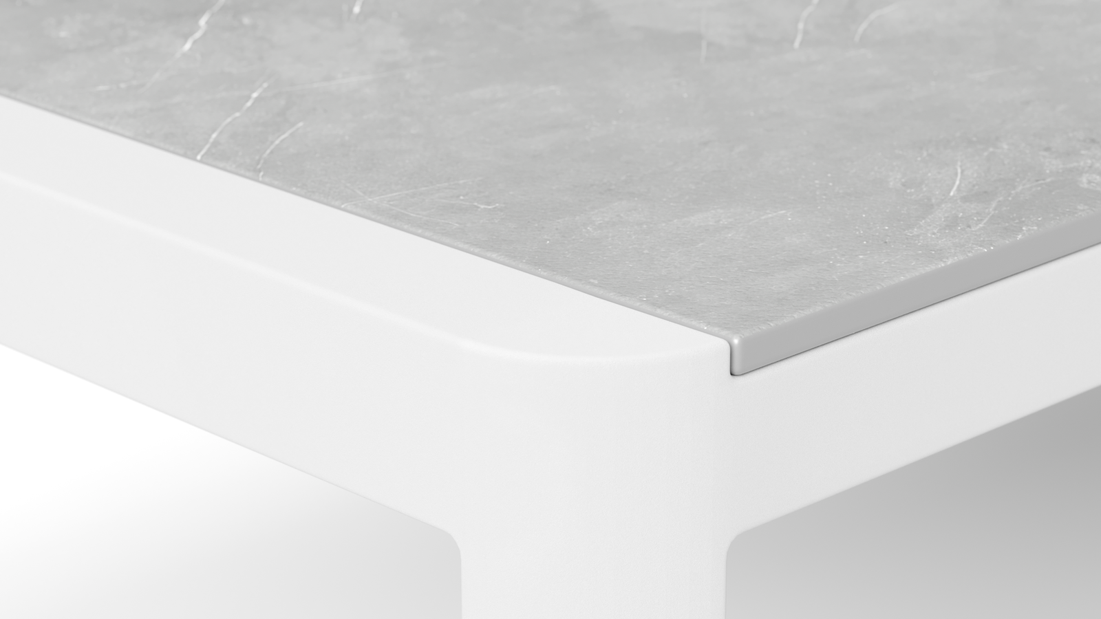 Manly White Outdoor Coffee Table 4