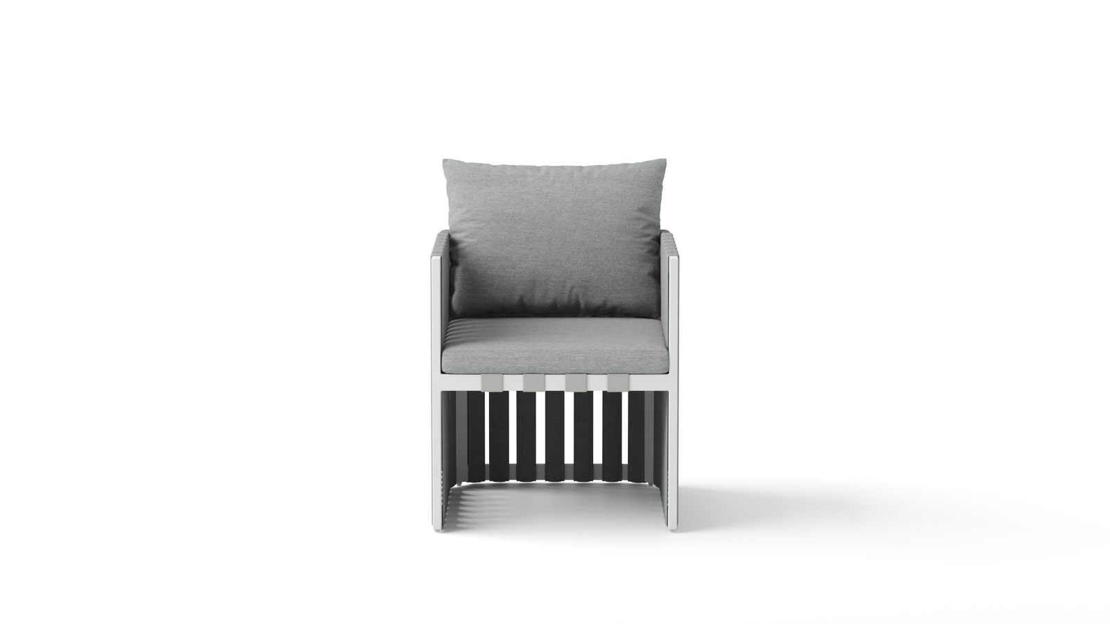 Manly Cove White Outdoor Dining Chair 2