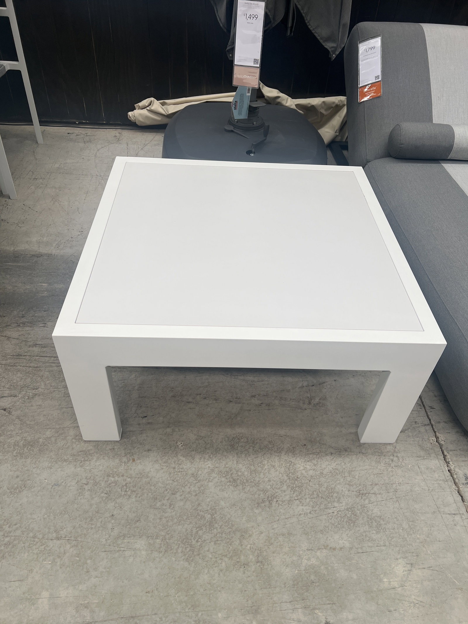 NEW NOOSA Coffee Table (White Frame) 1