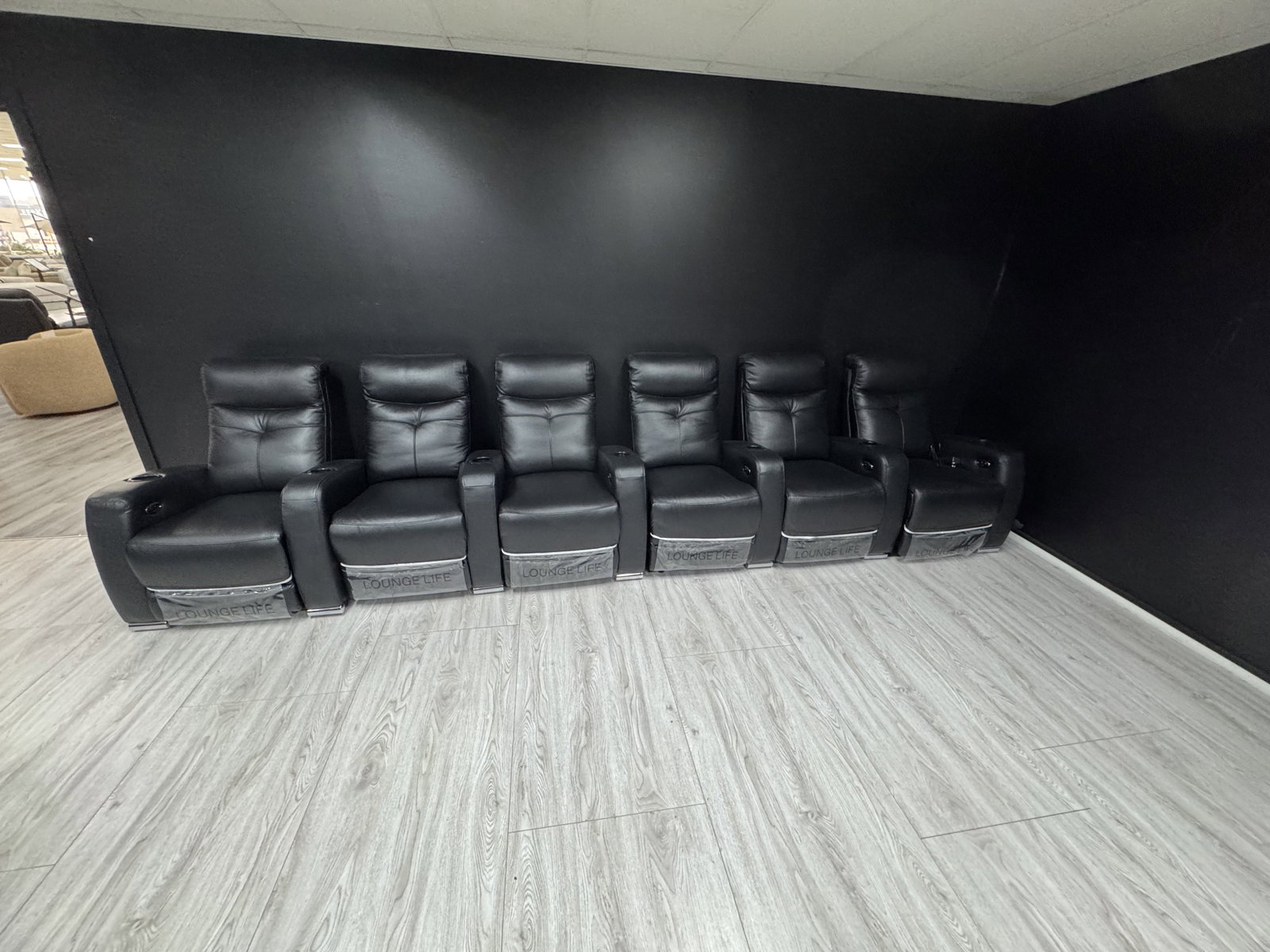 REGENT  THEATRE RECLINER STANDARD BLACK 1