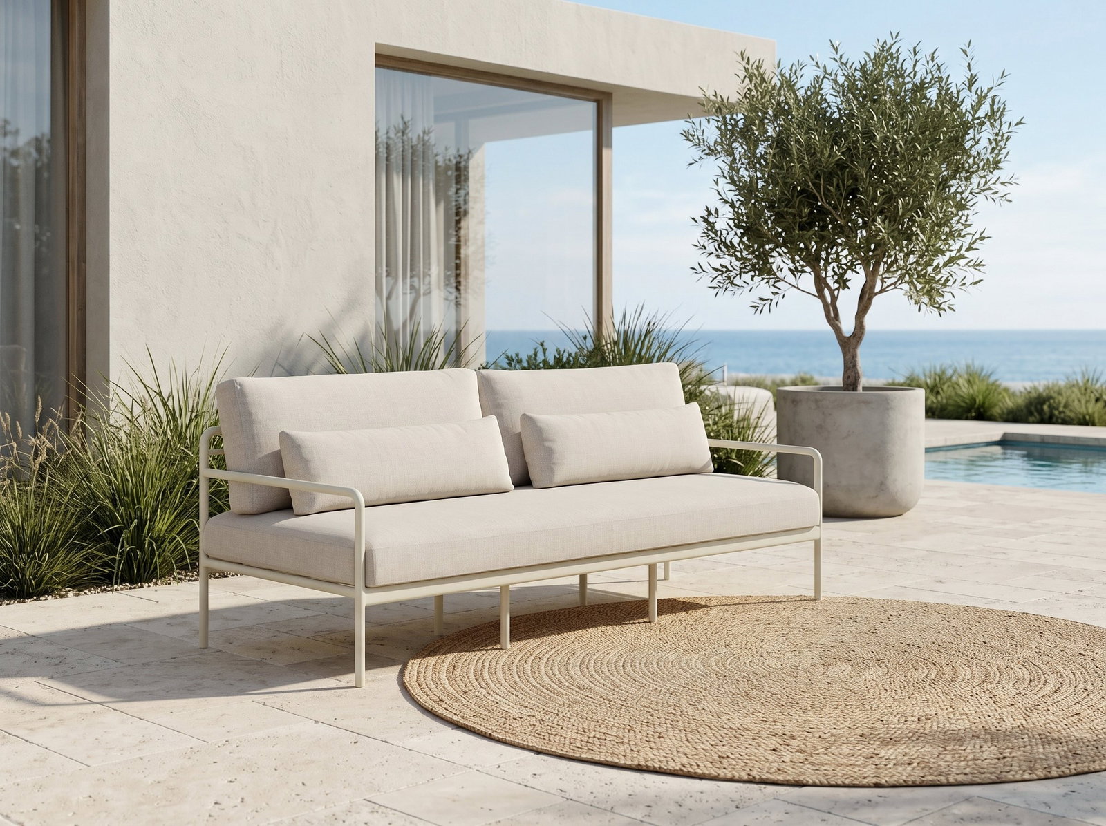 Belize Outdoor Three Seater Sofa