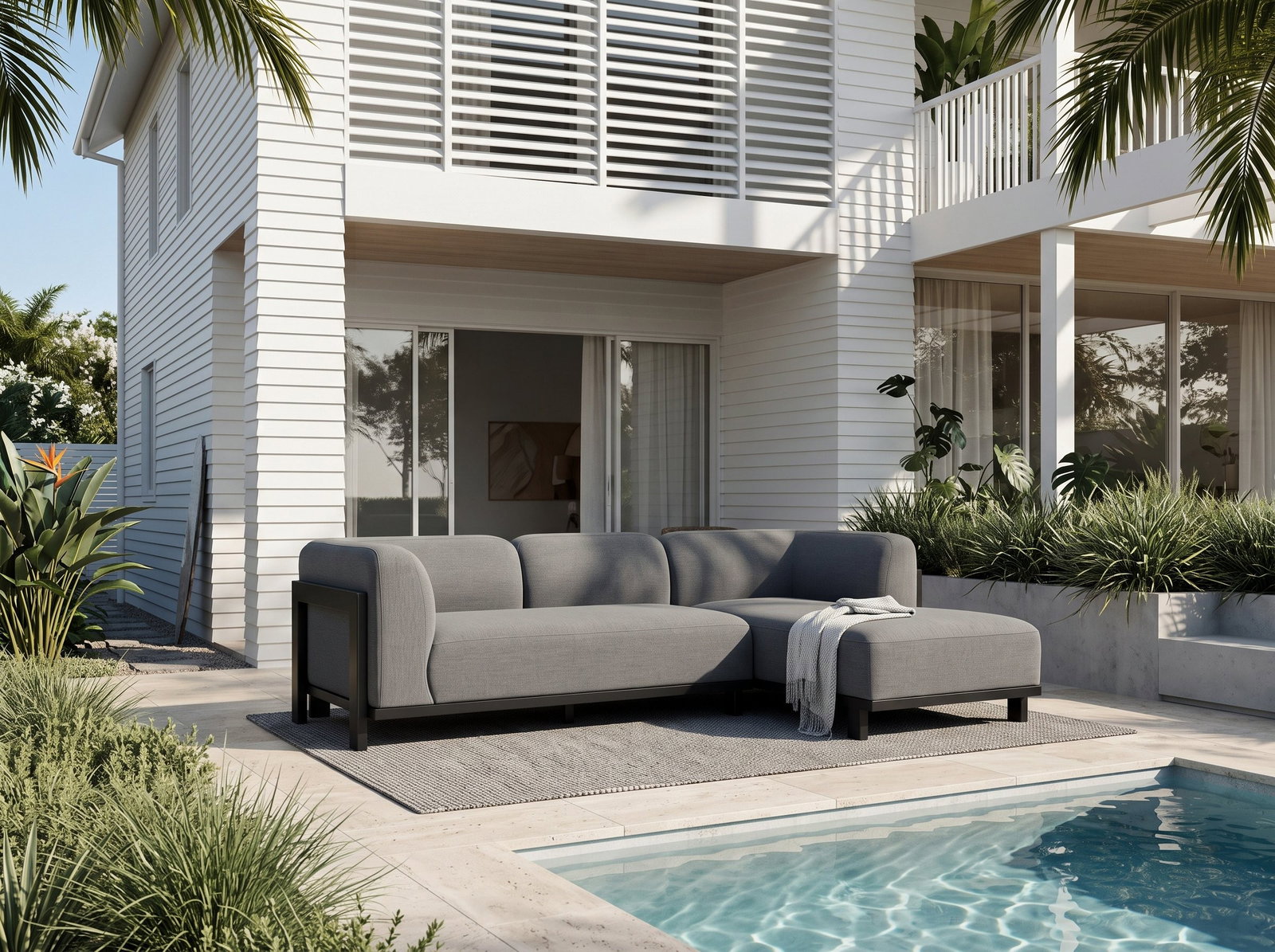 Noosaville Outdoor Chaise Lounge