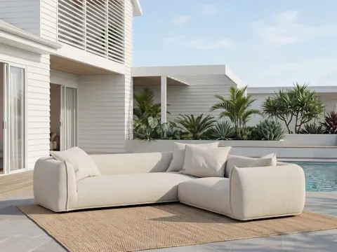 Bask Cinza Outdoor Corner Lounge