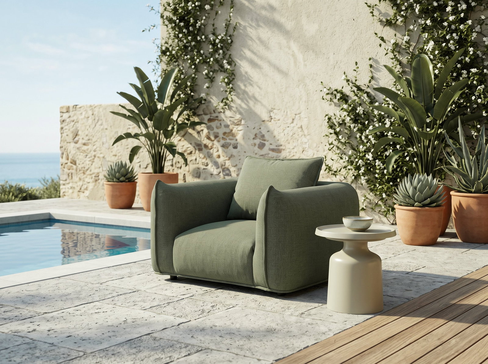 Bask Cedrus Outdoor Armchair