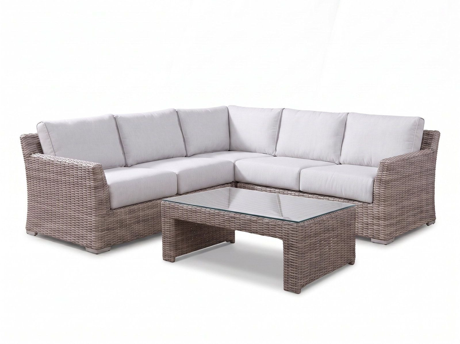 Savannah Outdoor Wicker Corner Lounge