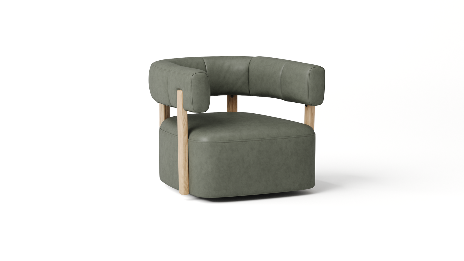 Hush Leather Swivel Chair