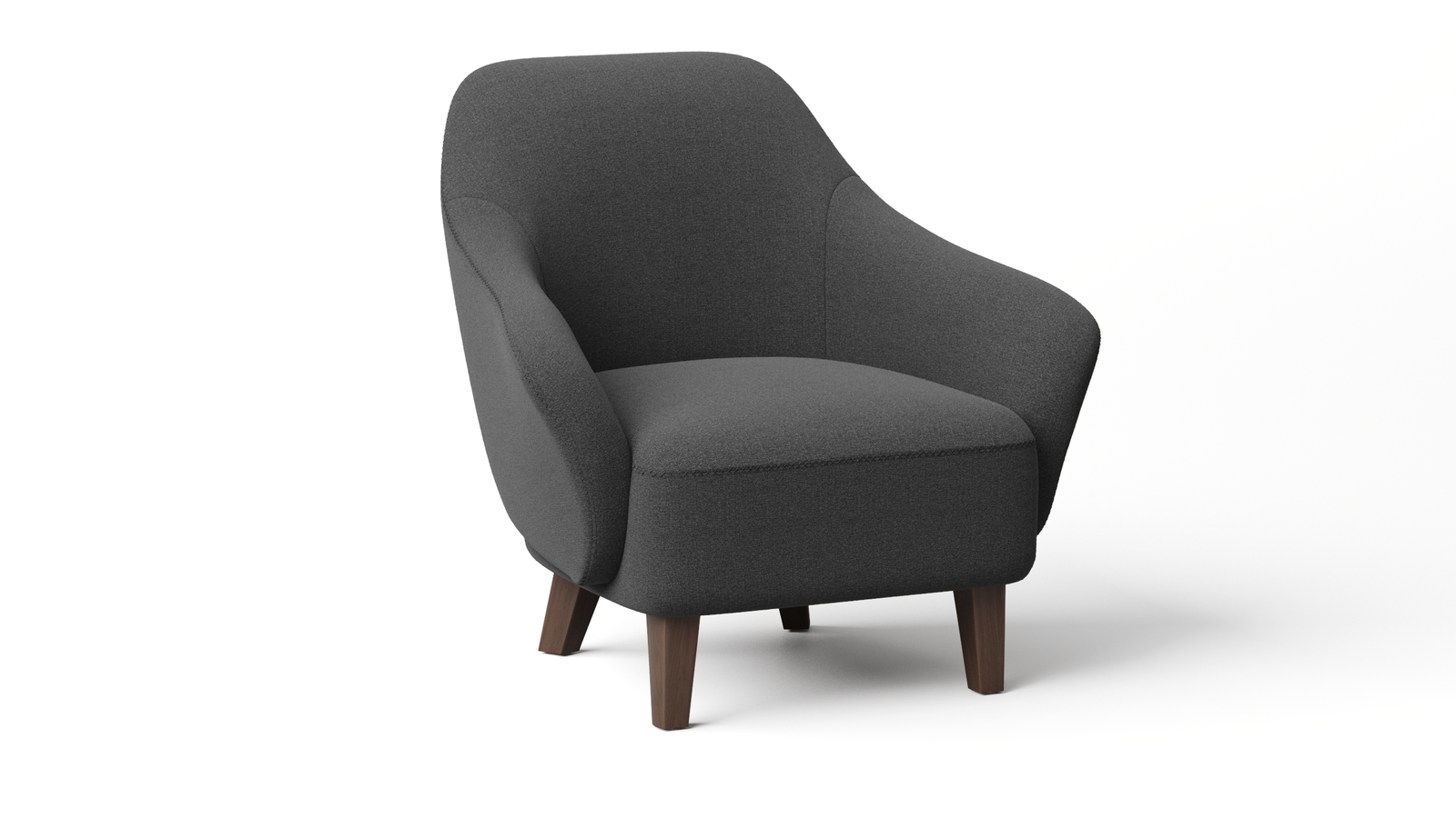 Pout Fabric Accent Chair