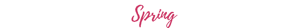 Spring Sale On Now