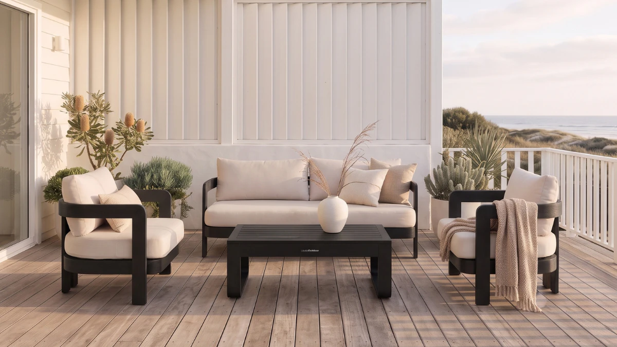 Outdoor lounge furniture for coastal home Australia Lavita Outdoor