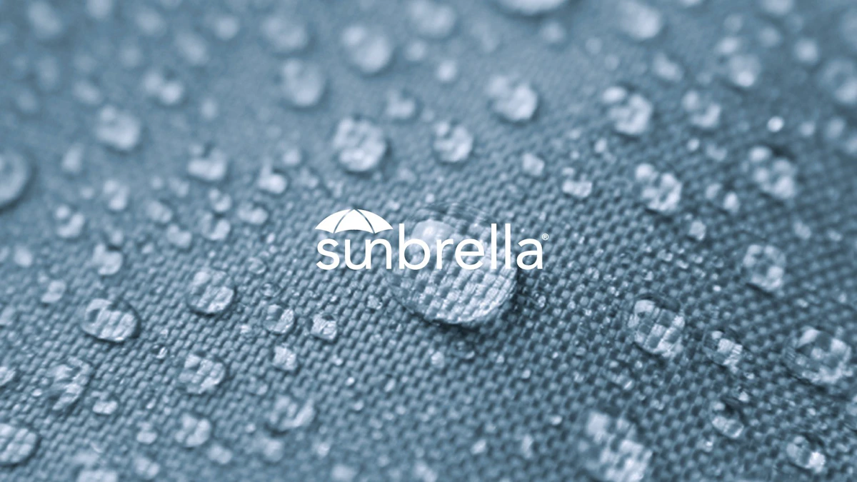 Outdoor furniture cushion fabric Australia UV resistant olefin Sunbrella