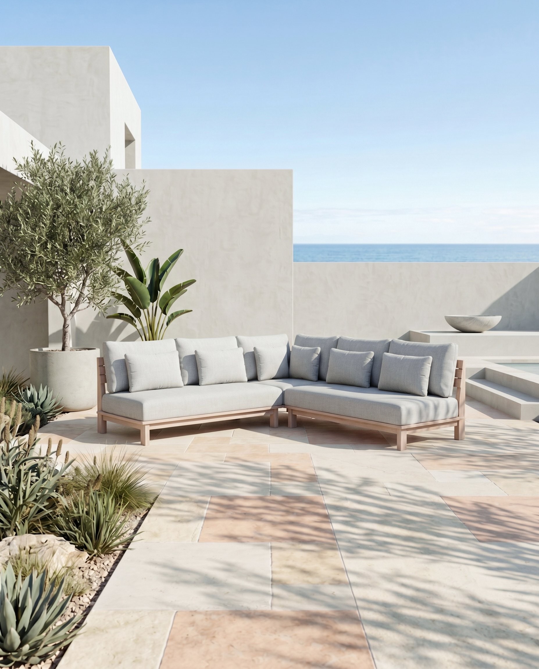Toolum Outdoor Symmetrical Corner Set