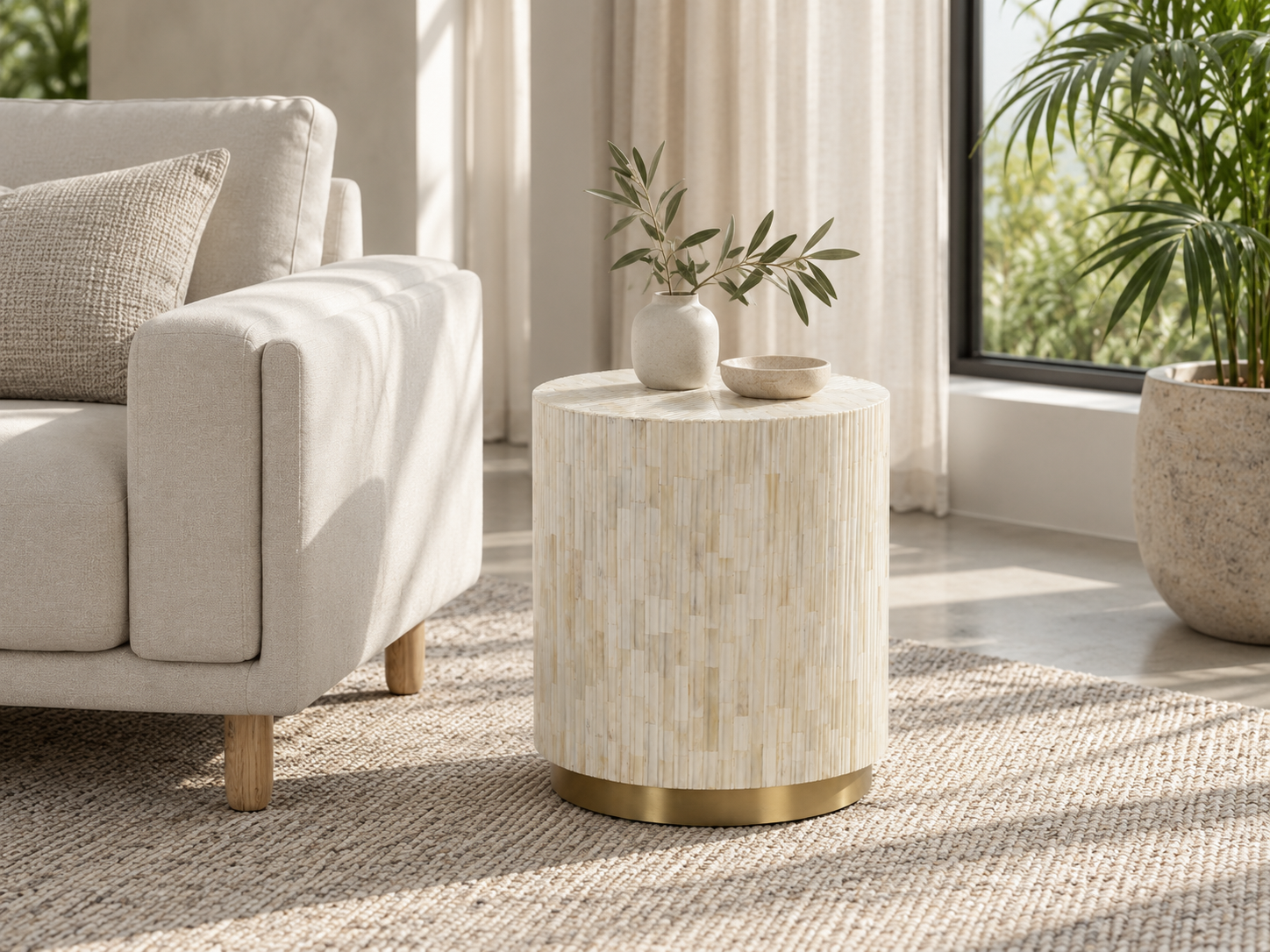 Kora Bone Inlay Side Table (arriving soon)