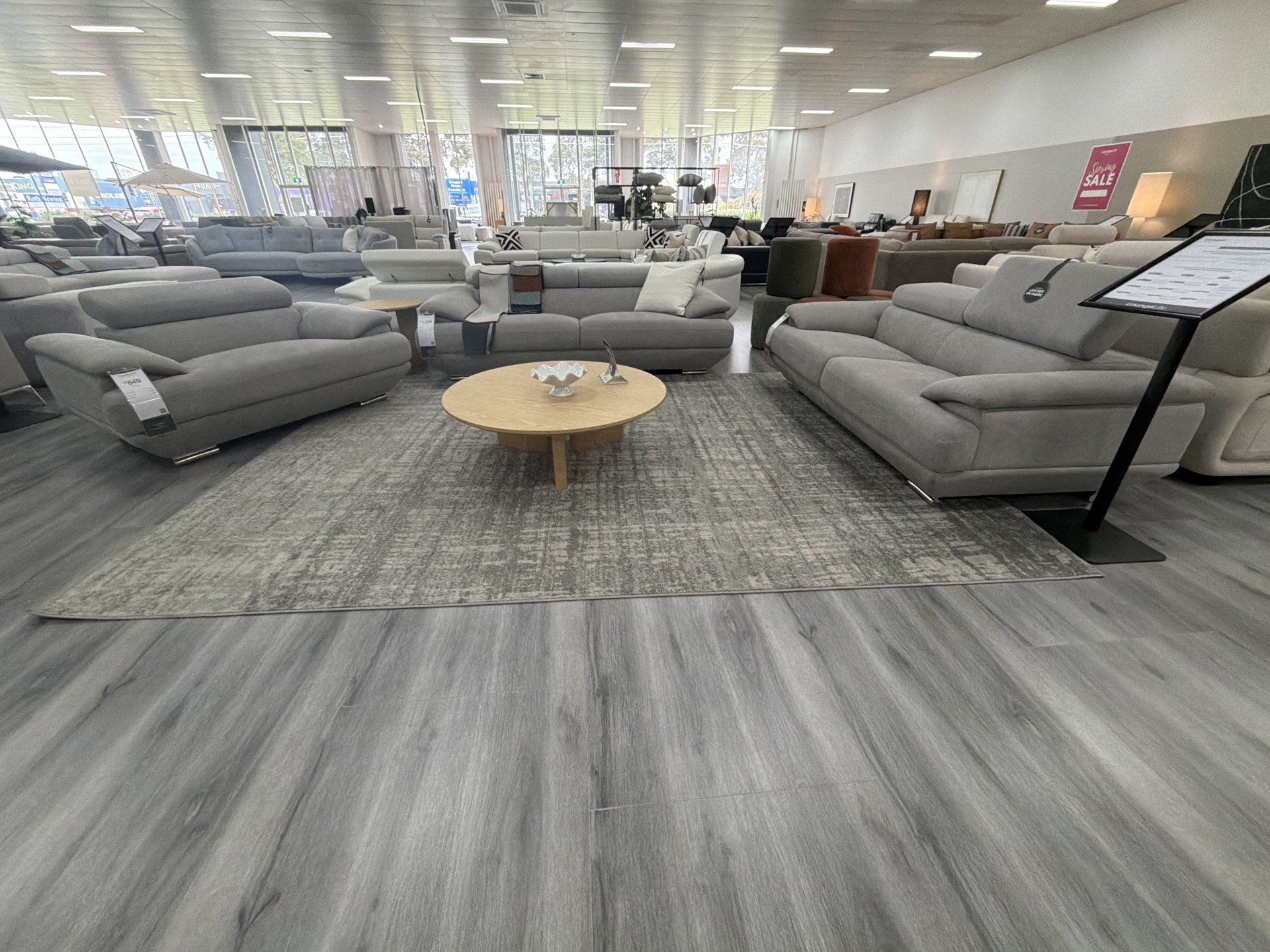 LEXINGTON FABRIC SOFA SUITE 3 + 2 + 1 (Main Colour: Aura Fossil, Material: Fabric) 1