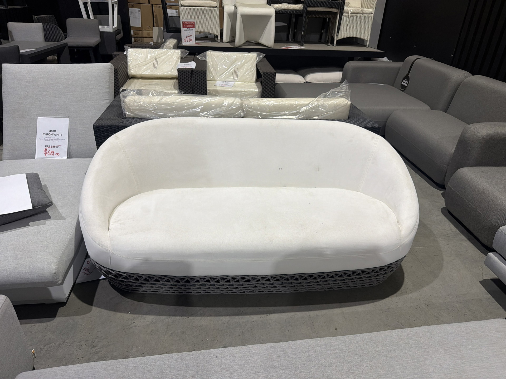 BUNDEENA Outdoor Rope Two Seater Sofa 1