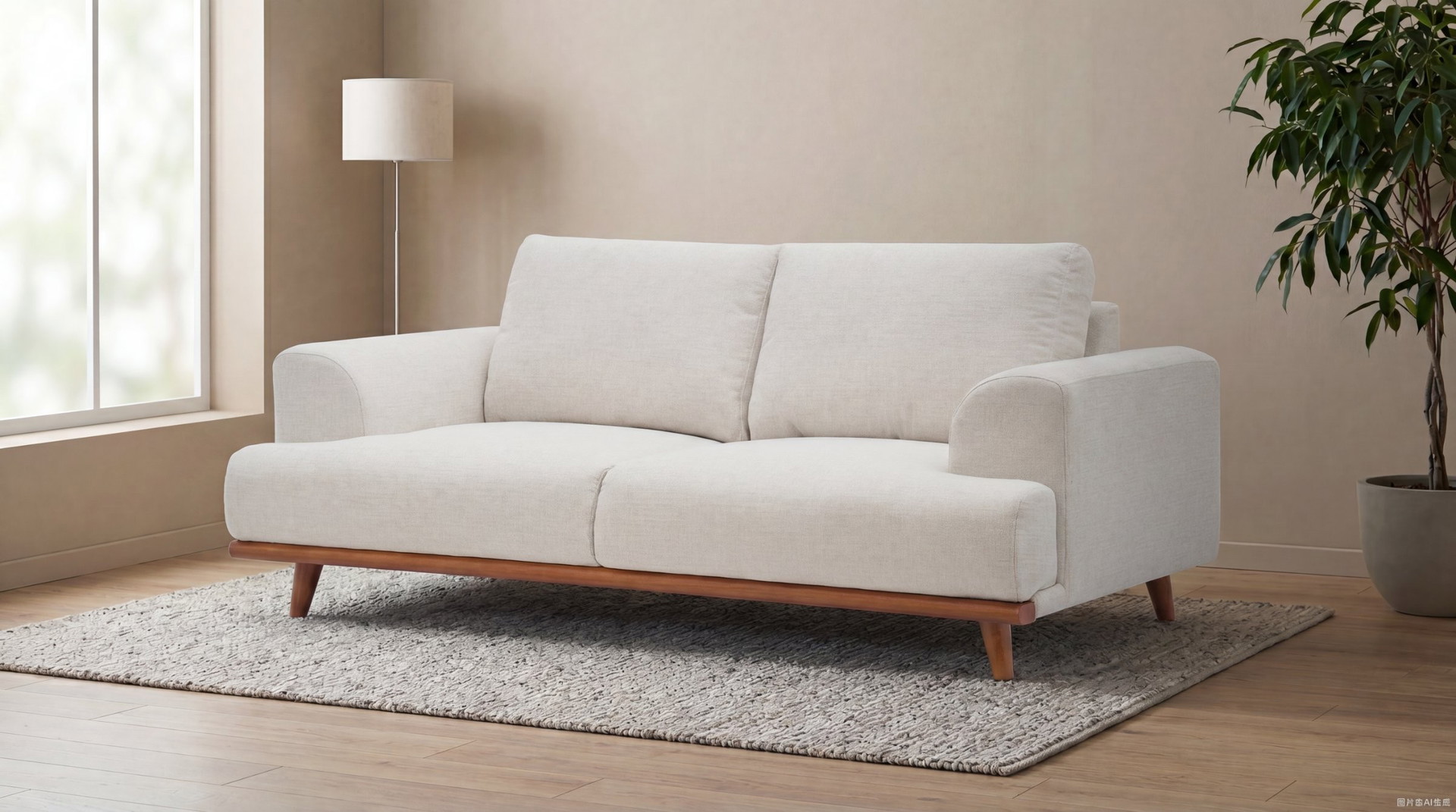 Aspen Fabric Two Seater Sofa