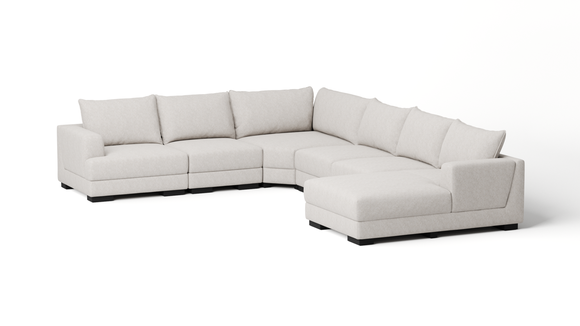 Archer Fabric Modular Lounge Option D