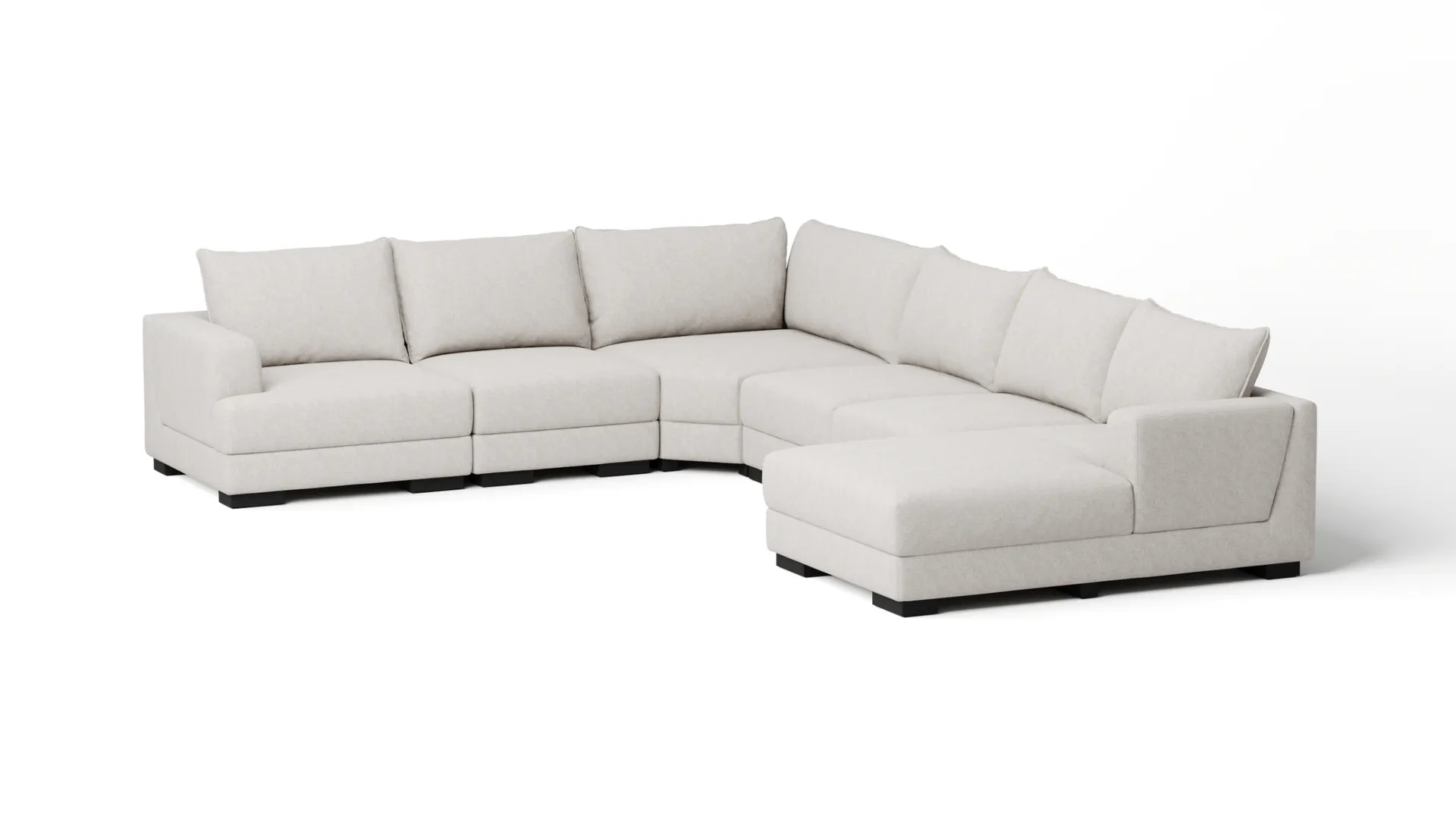 Archer Fabric Modular Lounge Option D