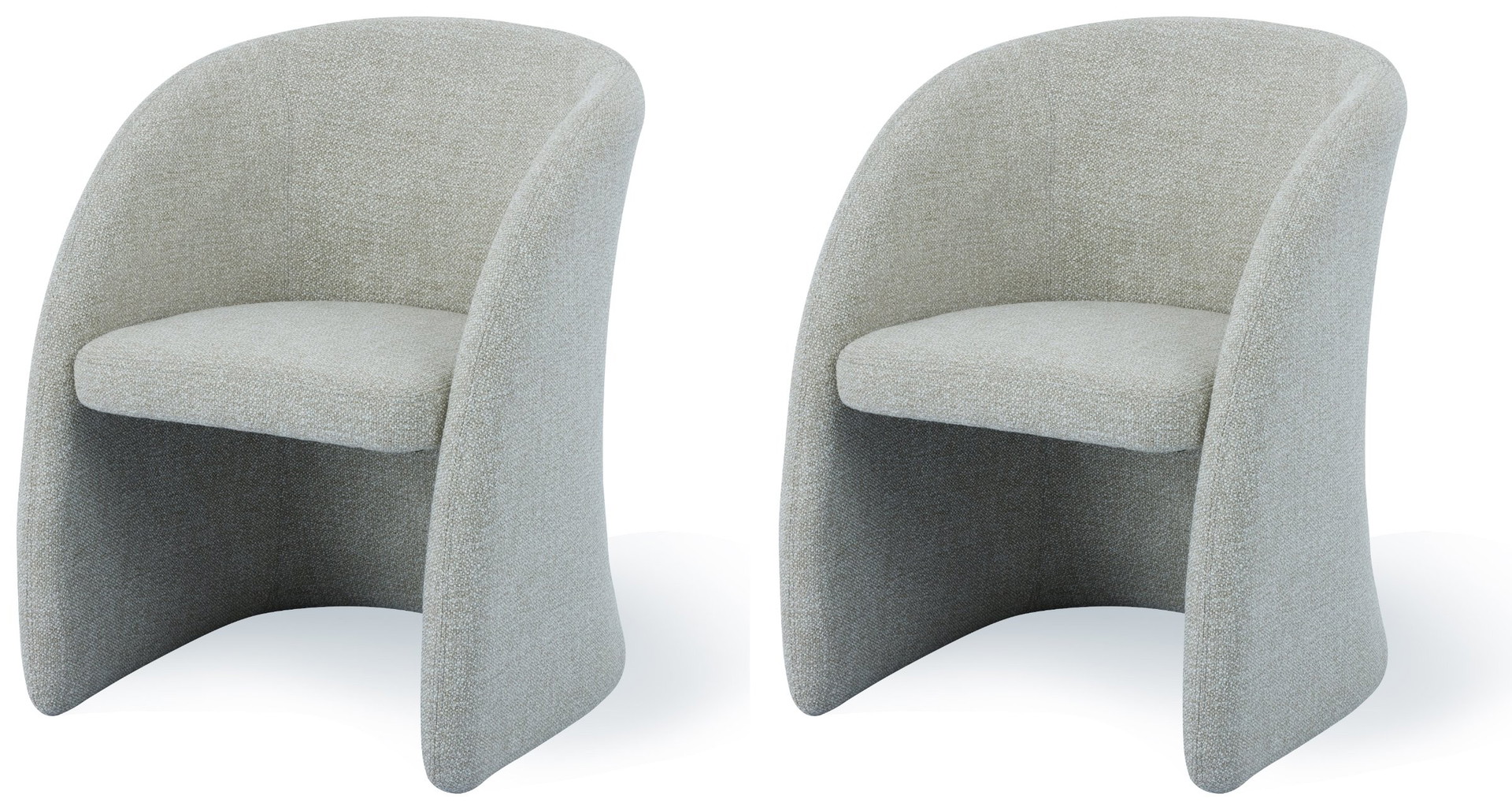 Flume Olefin Outdoor Fabric Dining Chair Set Of 2