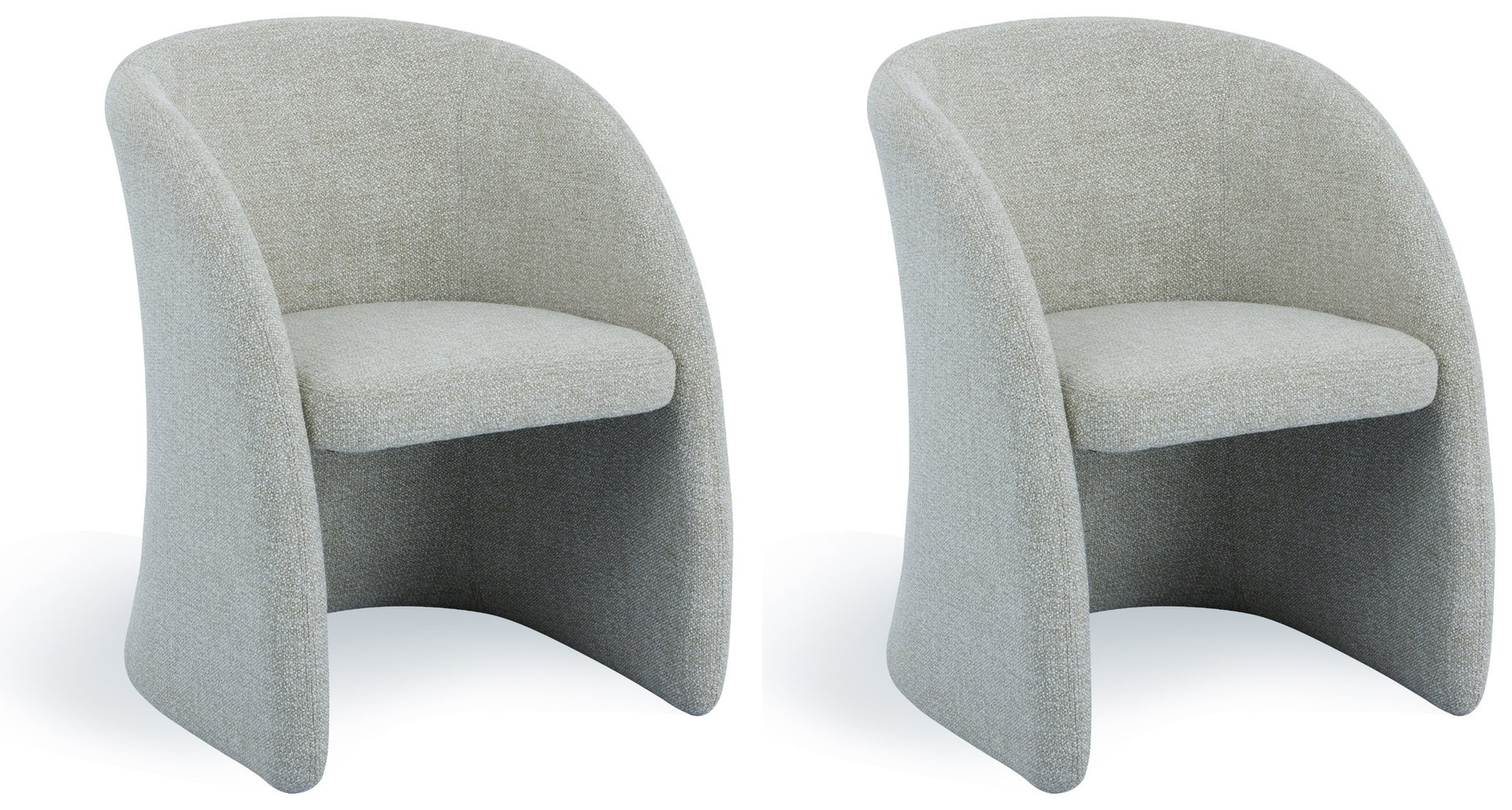 Flume Olefin Outdoor Fabric Dining Chair Set Of 2