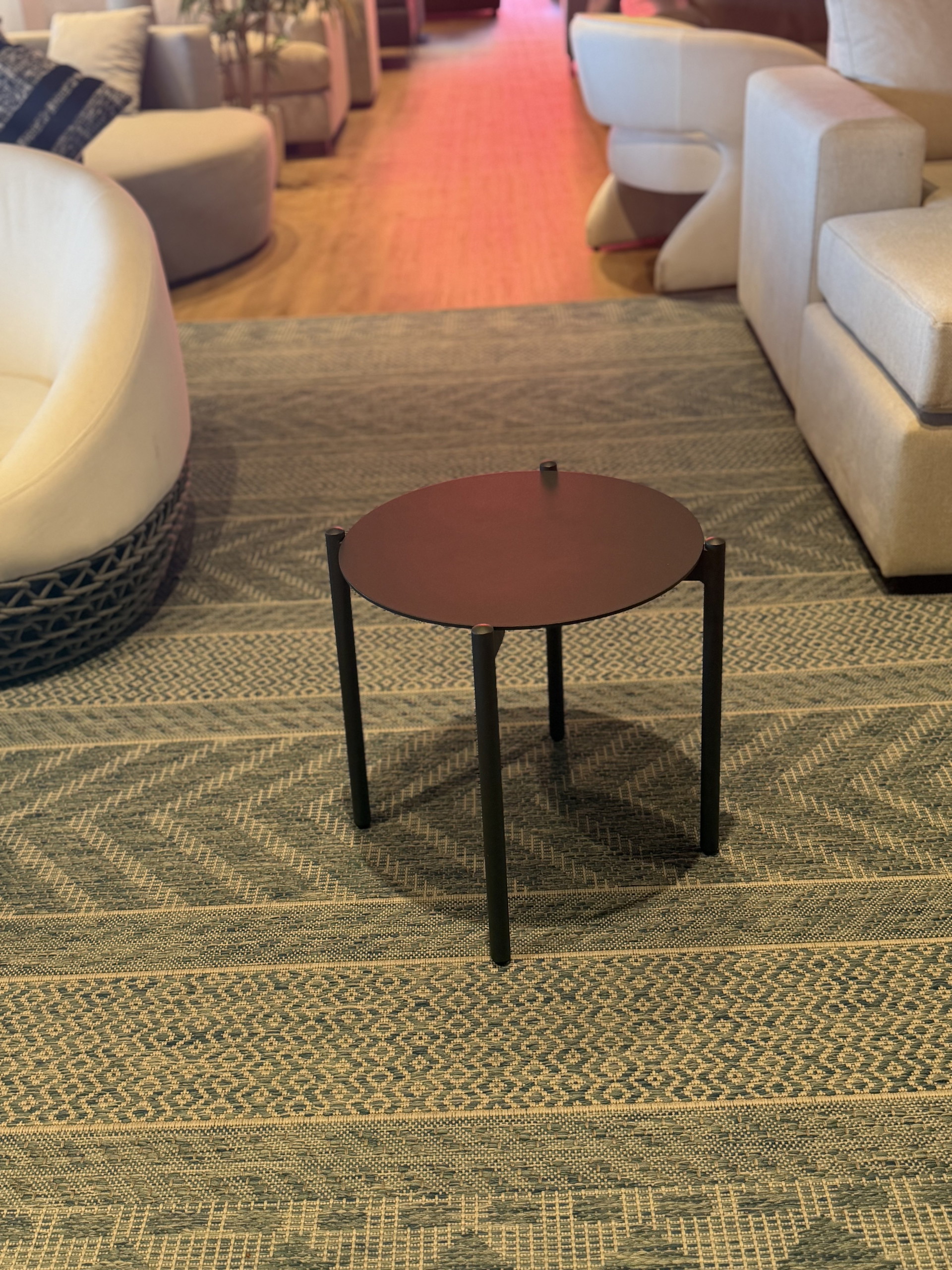 LAVI Black Outdoor Aluminium Side Table 1