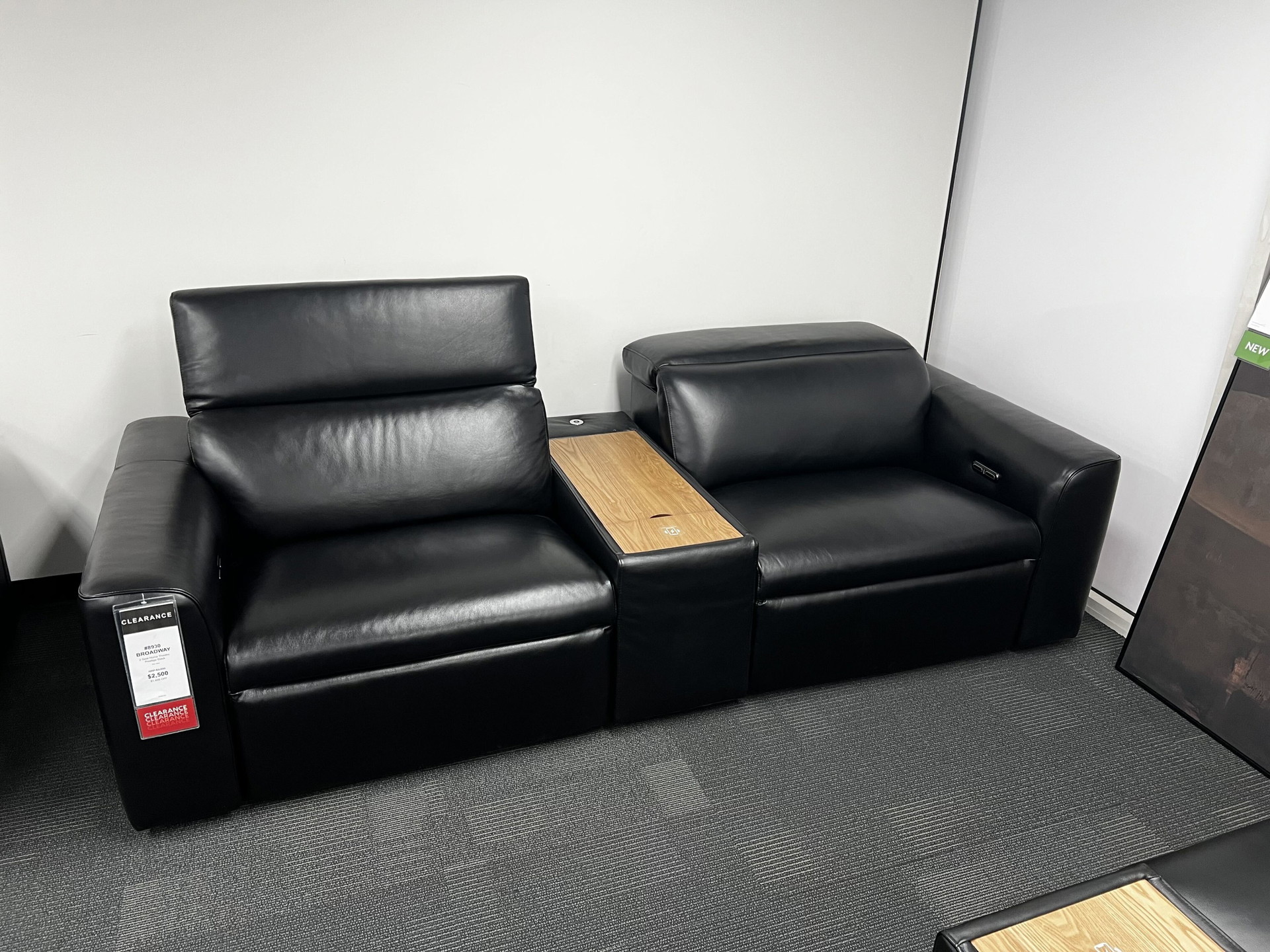 BROADWAY 2 Seat Home Theatre (Prestige Black) 1