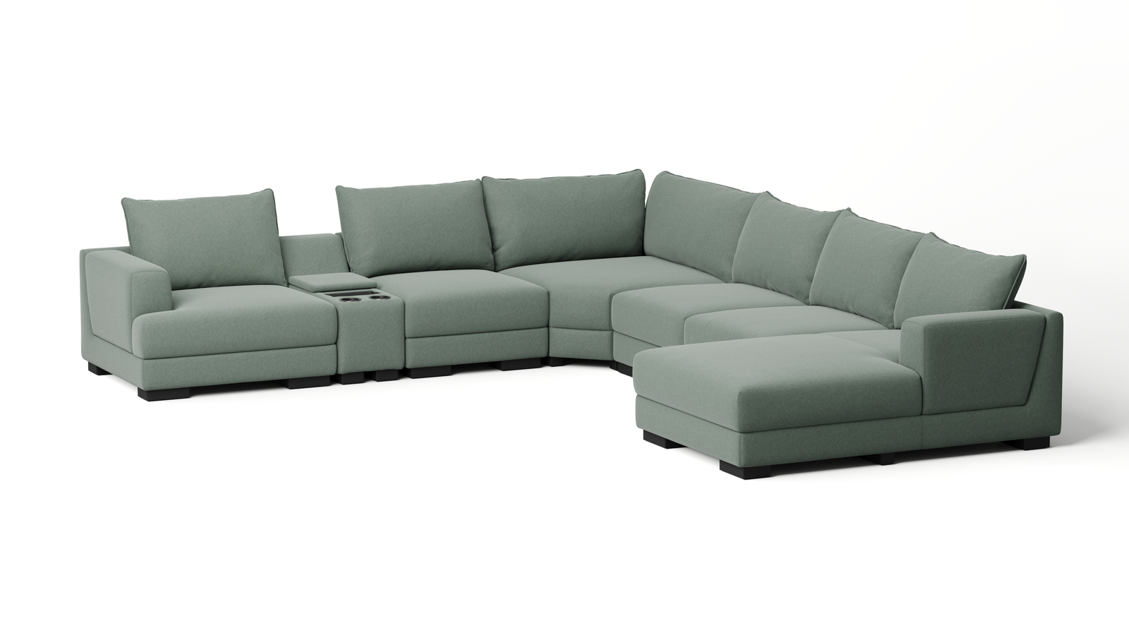 Archer Fabric Modular Lounge Option D
