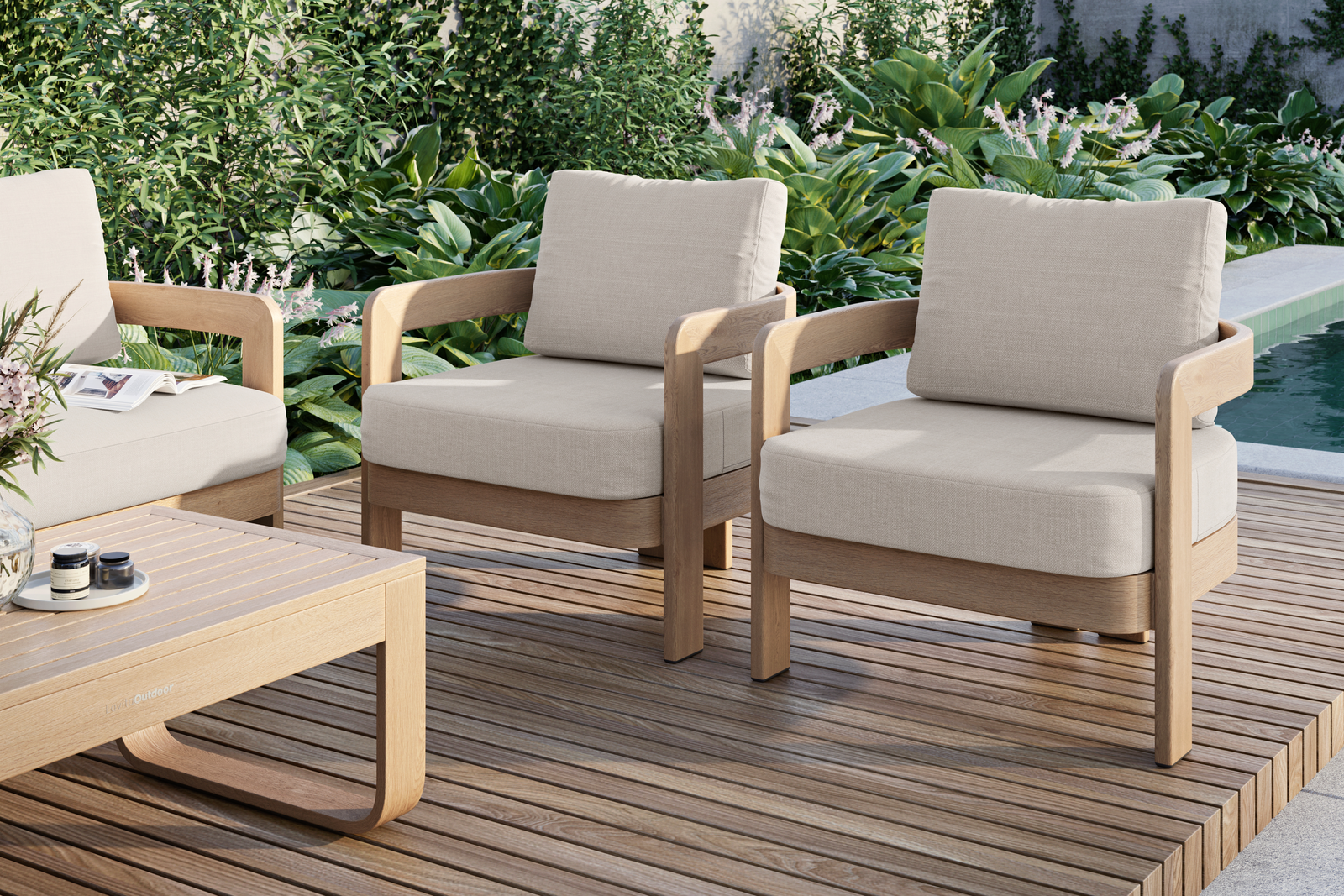 Balmain Outdoor Armchair Set of Two