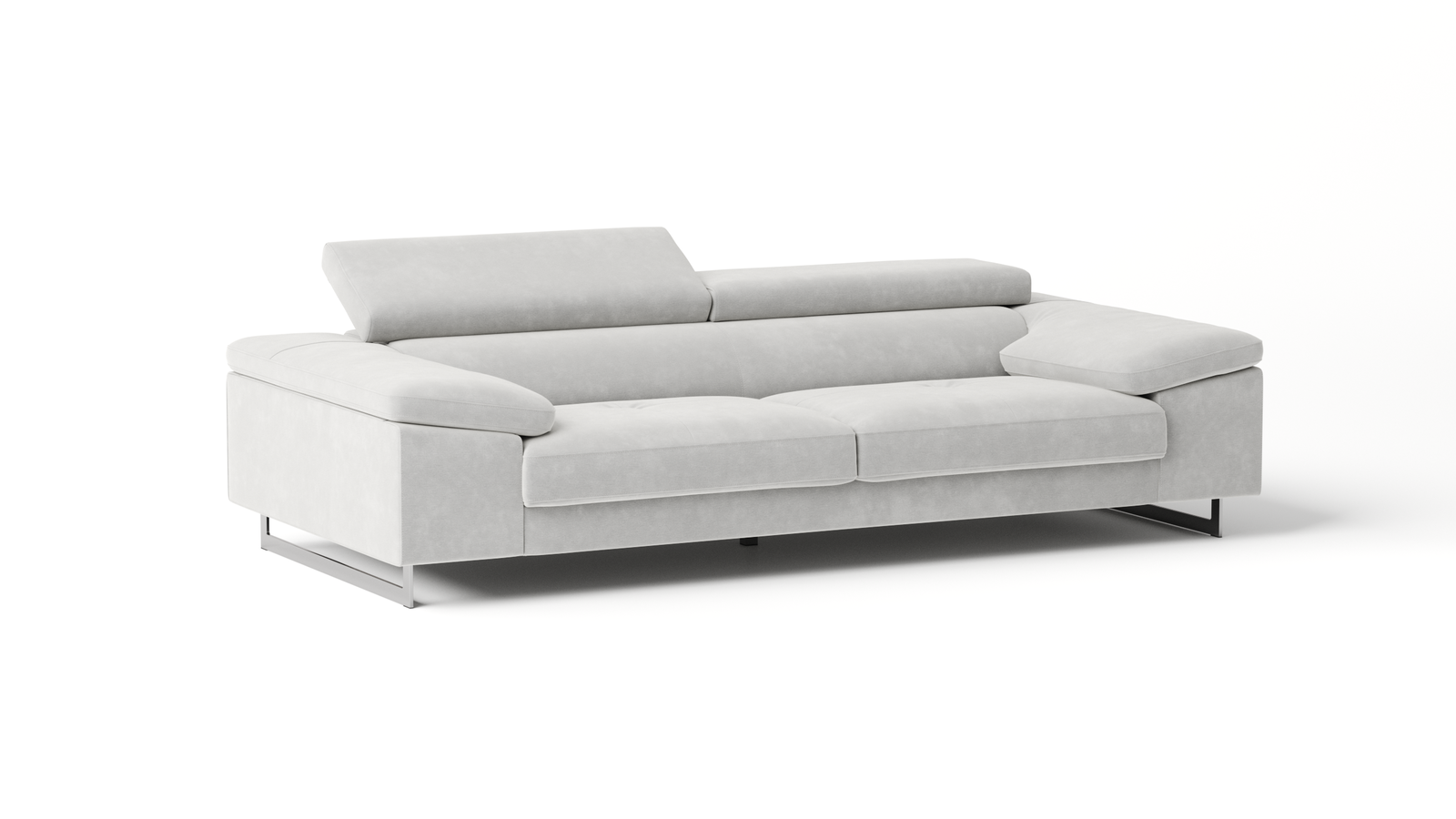 Boston Fabric Three Seat Sofa