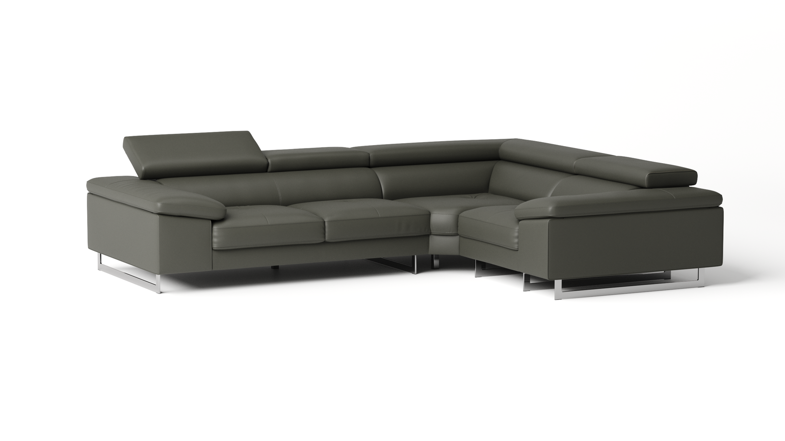 Boston Leather Corner Lounge Option E