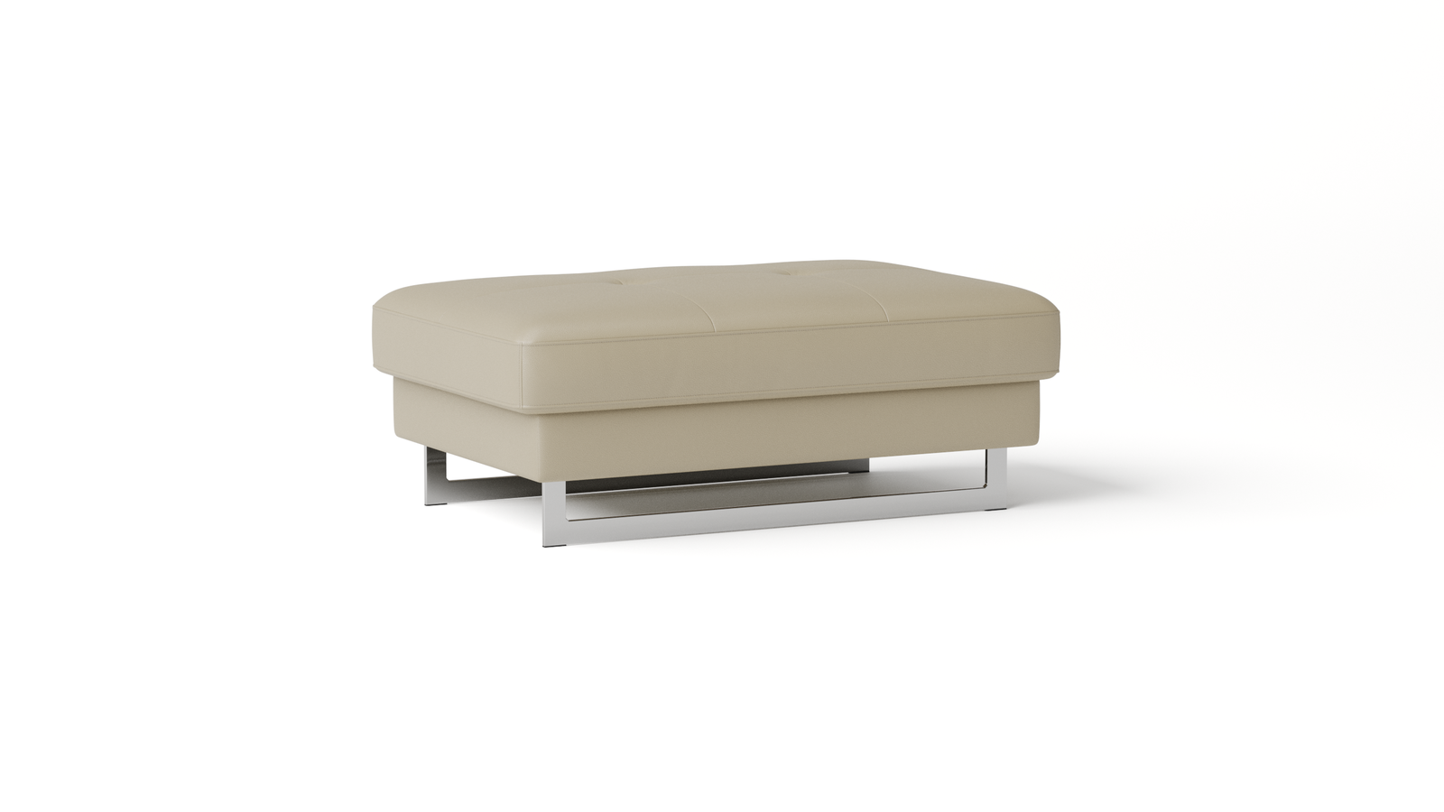Boston Leather Ottoman 106x67x44