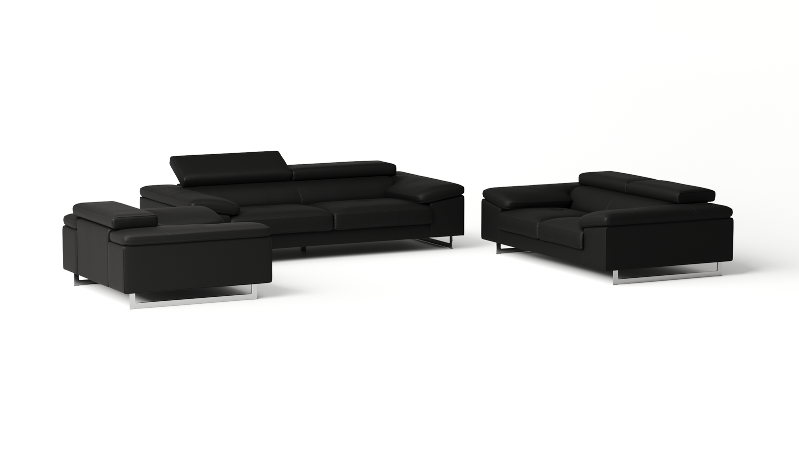 Boston Leather Sofa Suite 3 + 2 + 1