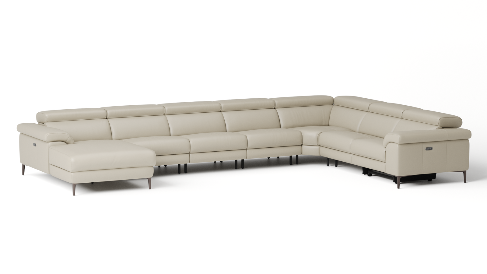 Carlisle Leather Recliner Modular Lounge Option B
