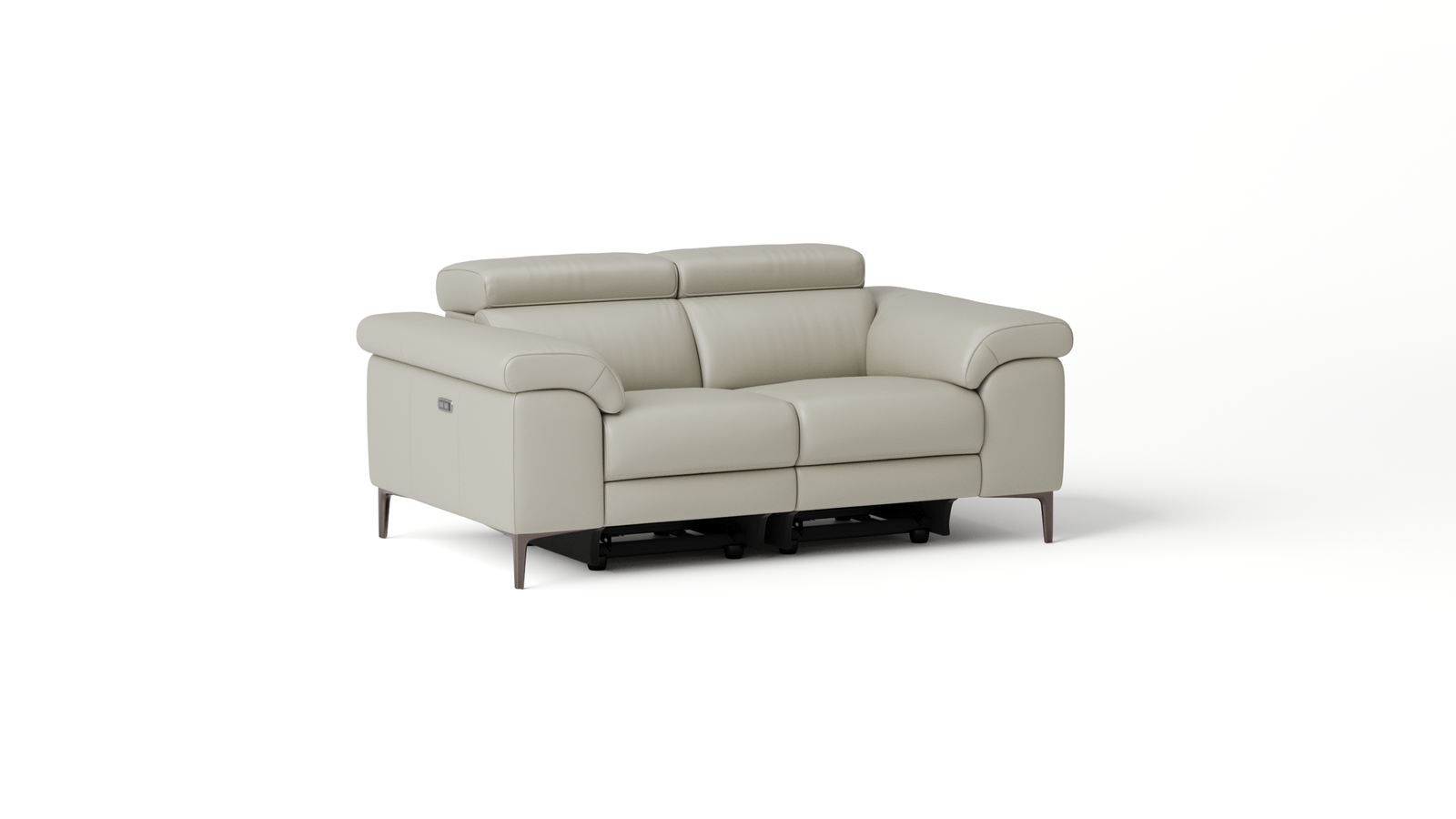 Carlisle Leather Two Seat Sofa Power Recliner