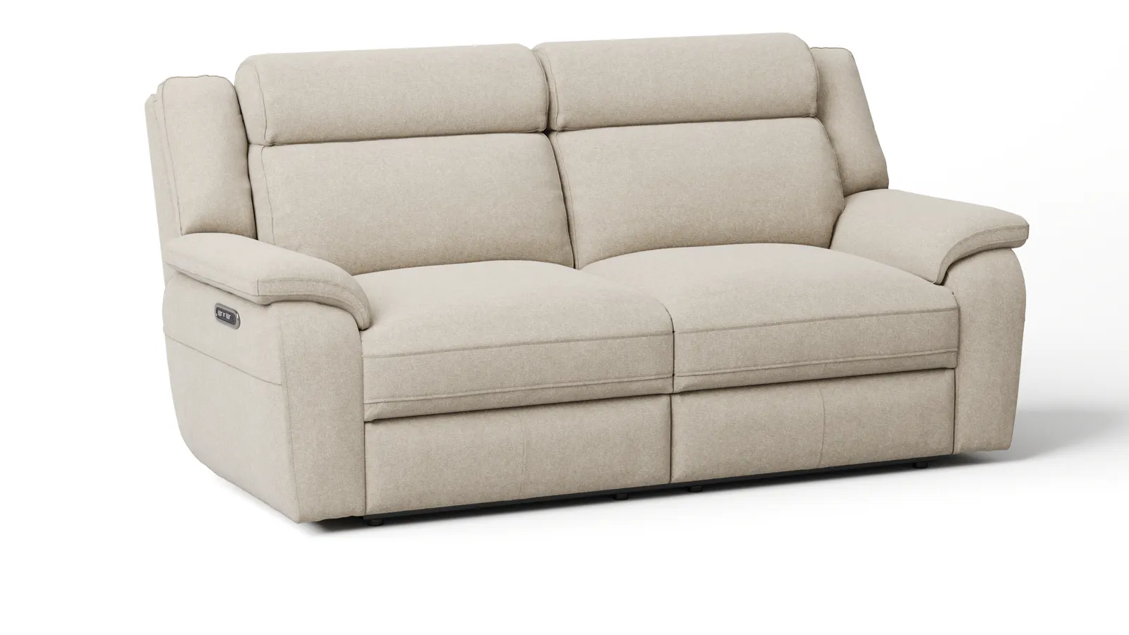 Carrick Fabric 2.5 Seat Sofa Power Recliner, Power Headrest