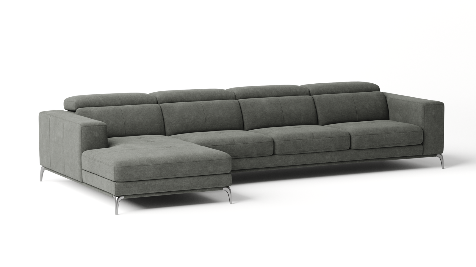 Club Fabric Chaise Lounge Option B