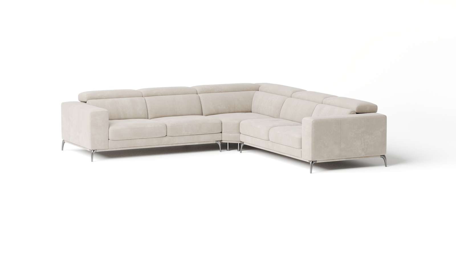 Club Fabric Corner Lounge Option A