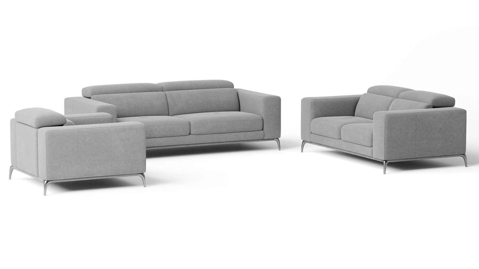 Club Fabric Sofa Suite 3 + 2 + 1