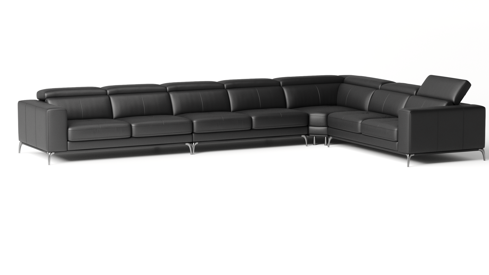 Club Leather Corner Lounge Option C 7