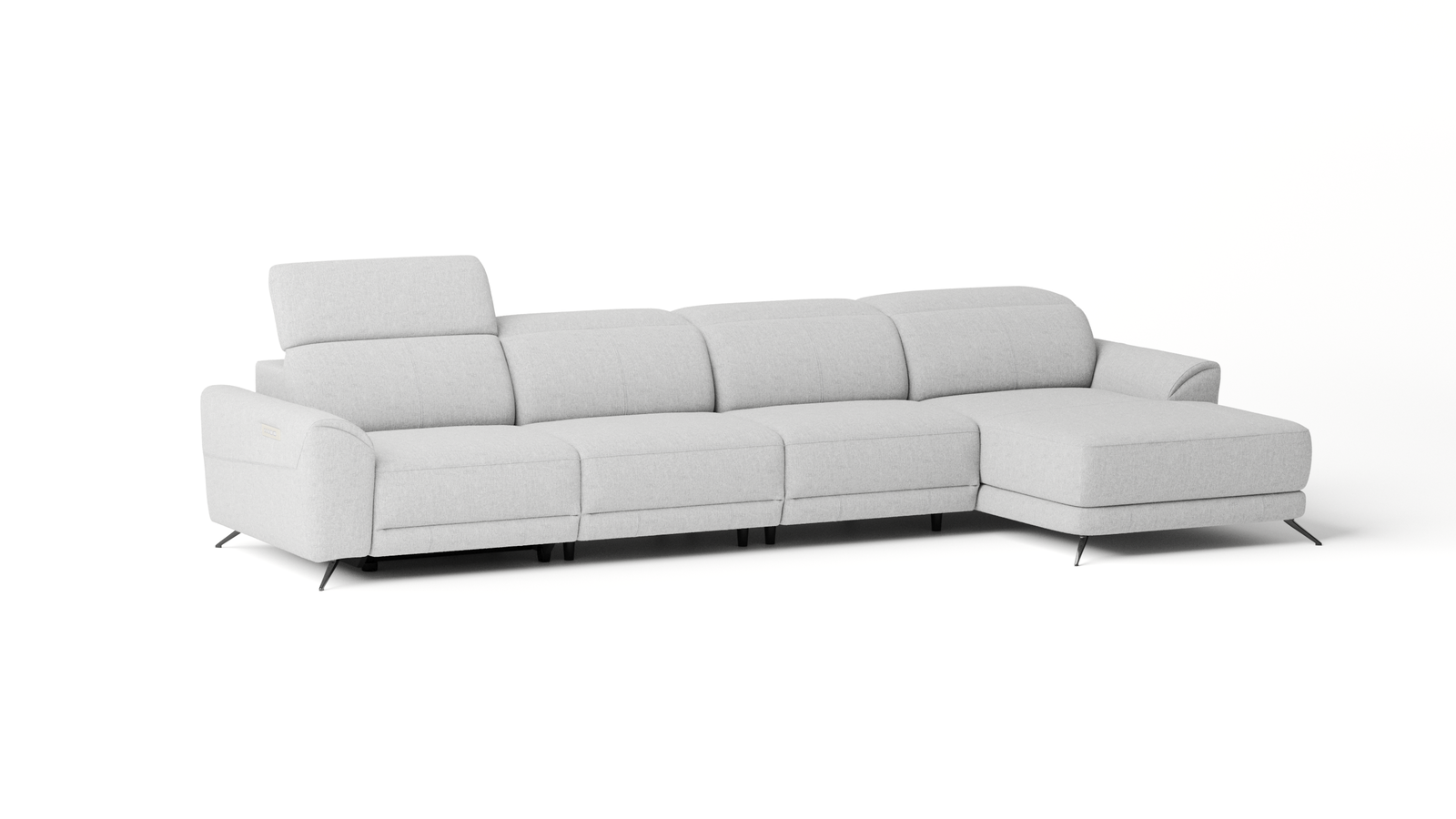 Dover Fabric Recliner Chaise Lounge Option B