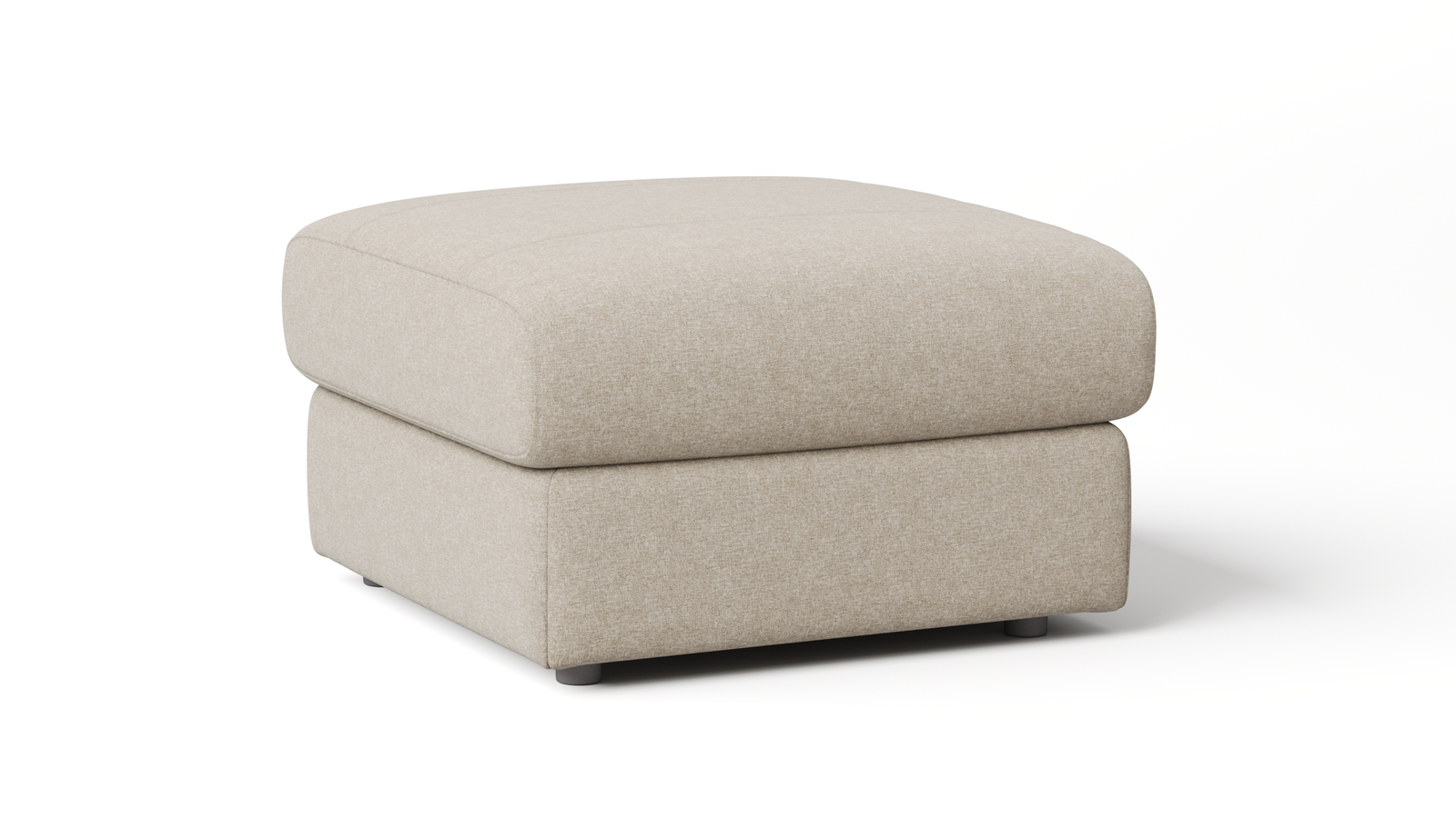 Edmond Fabric Ottoman