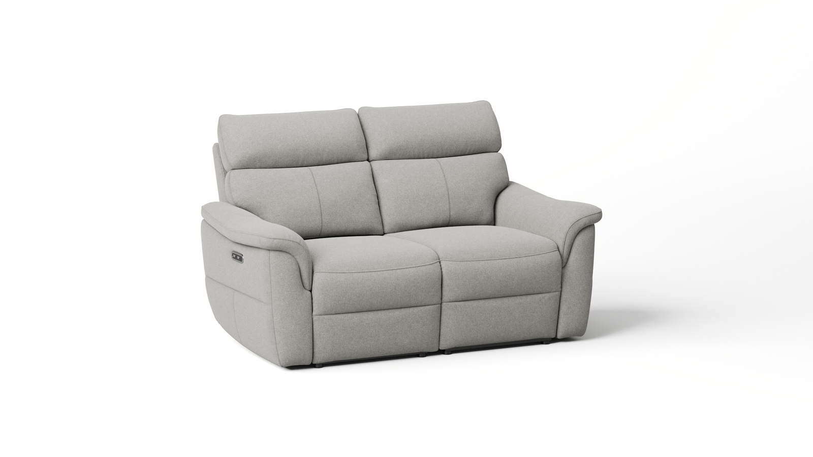 Edmond Fabric Two Seater Sofa Power Recliner