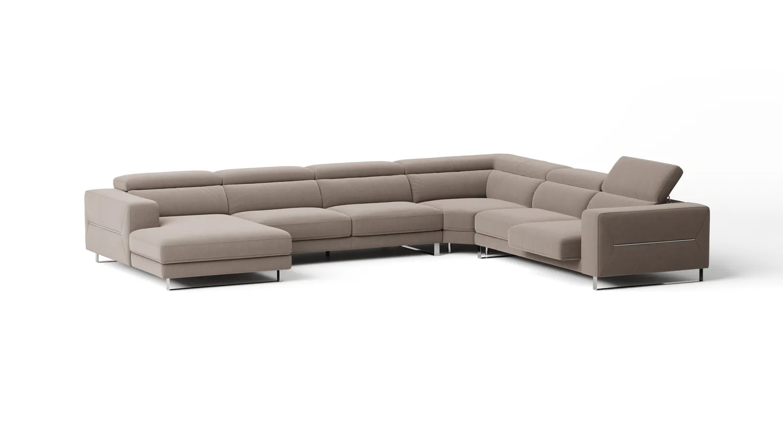 Elixir Fabric Sliding Modular Lounge Option A