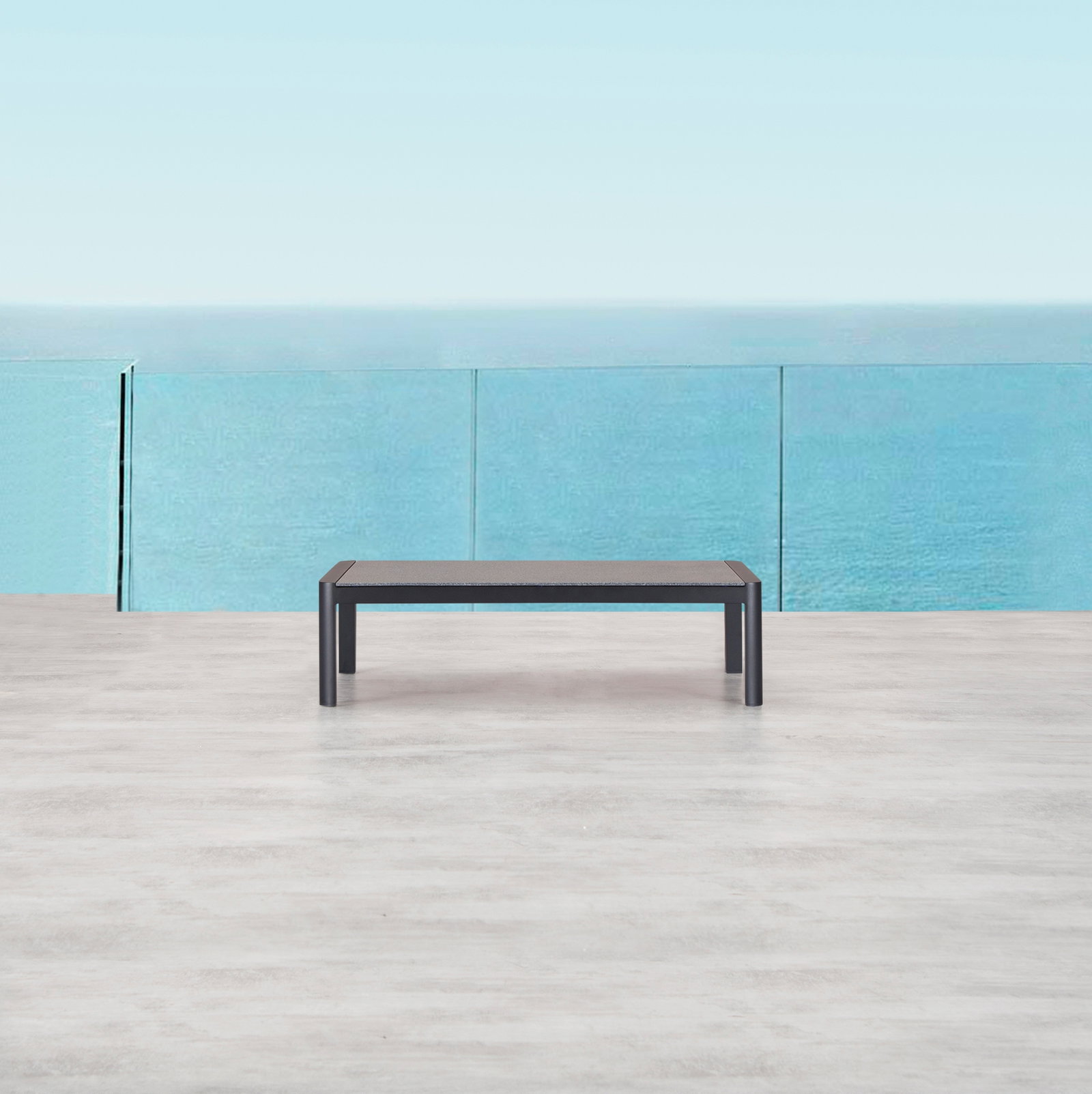 Klara Black Outdoor Coffee Table
