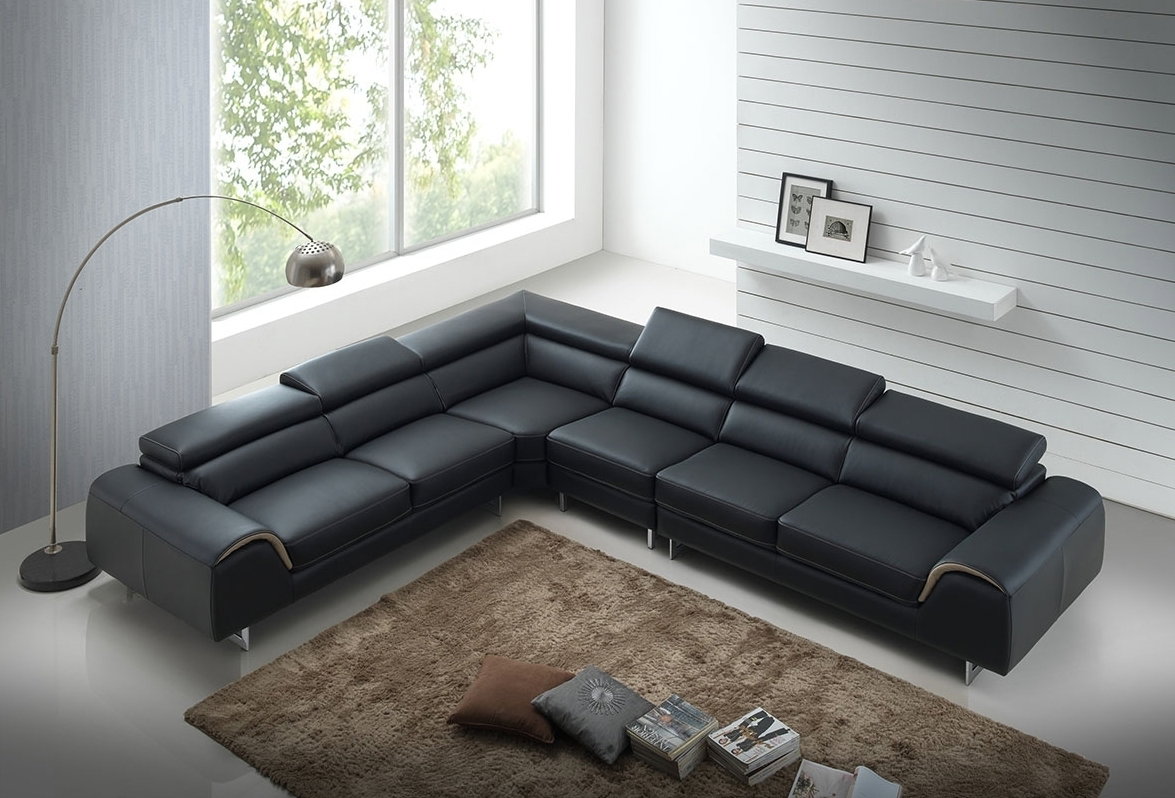 Cleo Leather Corner Lounge Option B