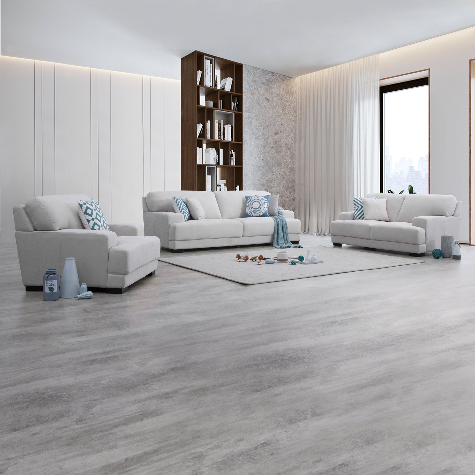 Volante Fabric Sofa Suite 3 + 2 + 1