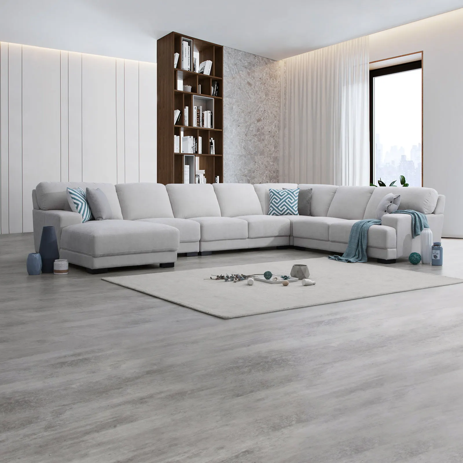 Volante Fabric Modular Lounge Option B
