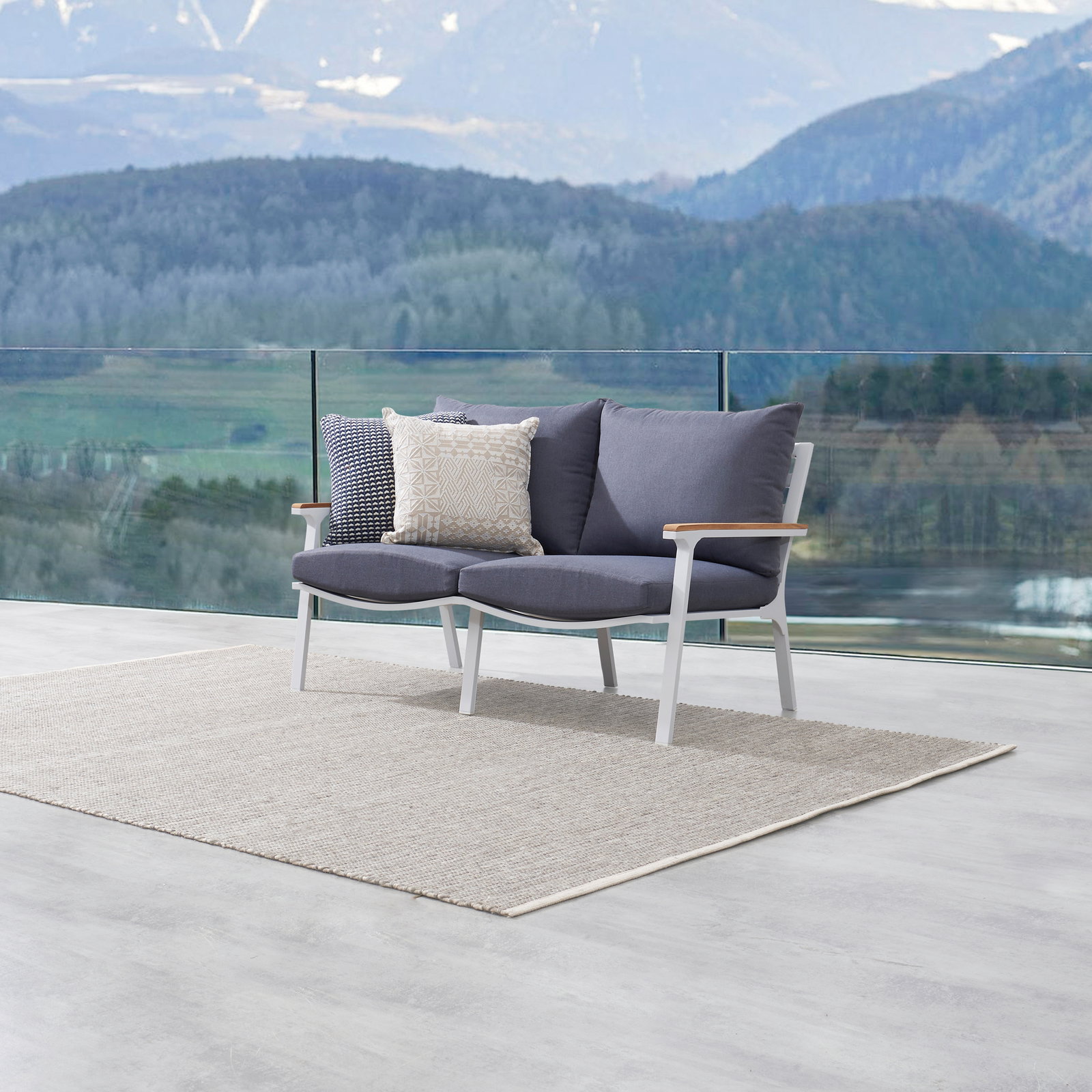 Venice Outdoor Two Seat Sofa