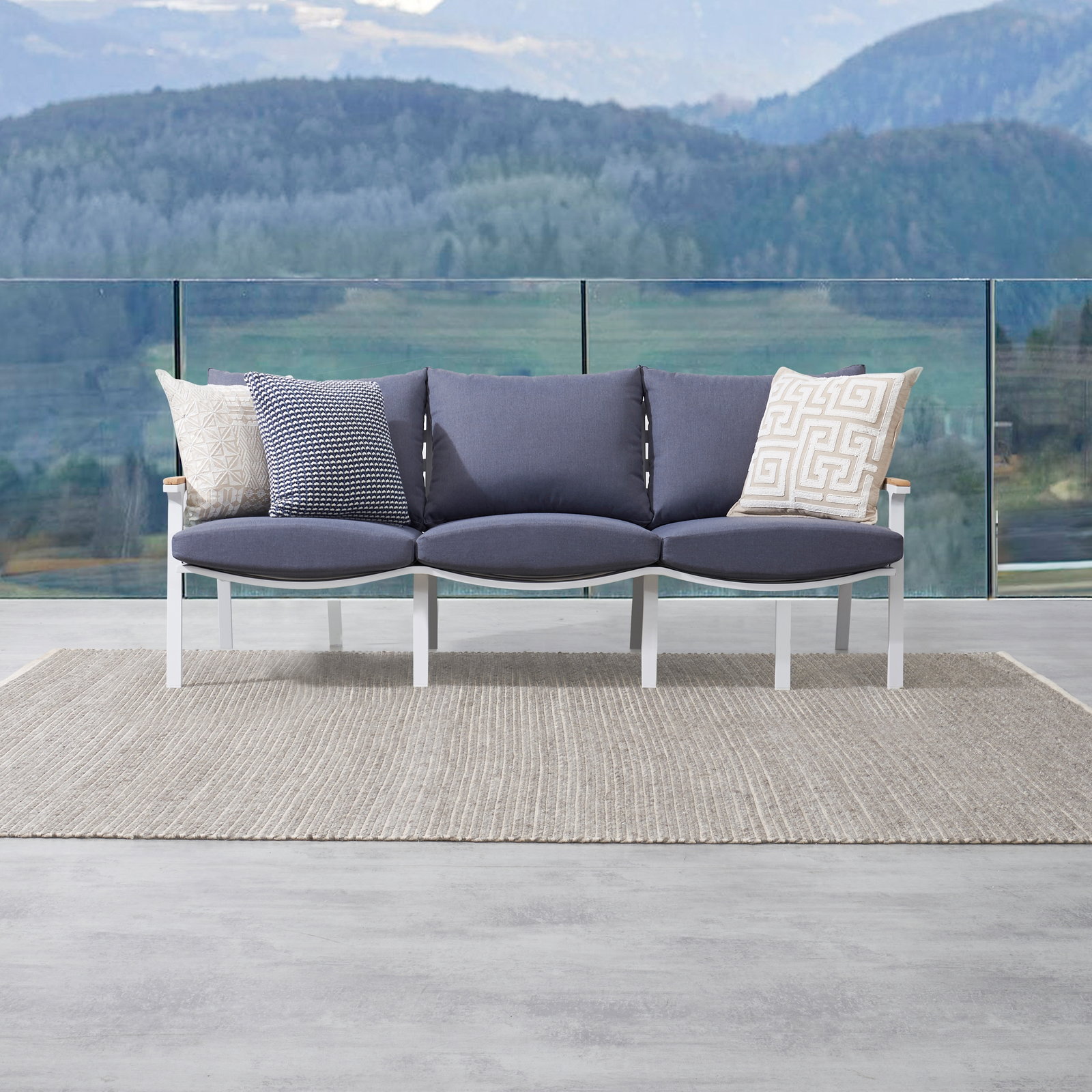 Venice Outdoor Three Seat Sofa