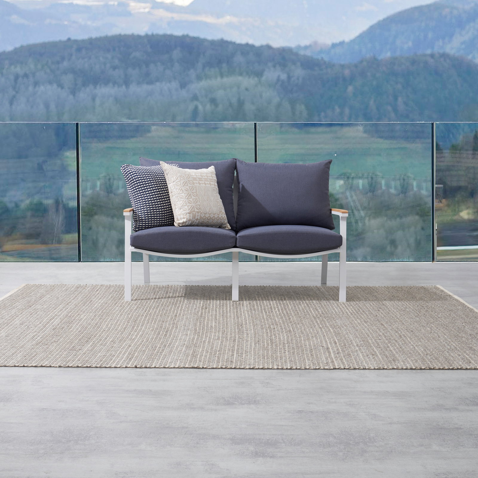 Venice Outdoor Two Seat Sofa